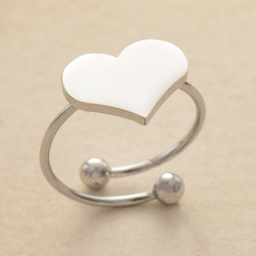 Shiny Gold Heart Ring-Your Soul Place
